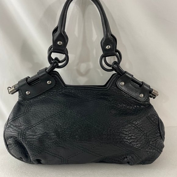 Salvatore Ferragamo Black Leather Handbag - Picture 3 of 16